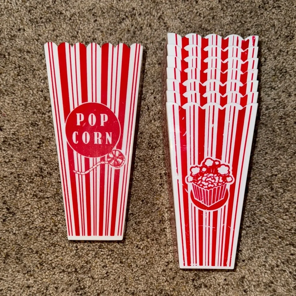 Red Popcorn Boxes for Parties